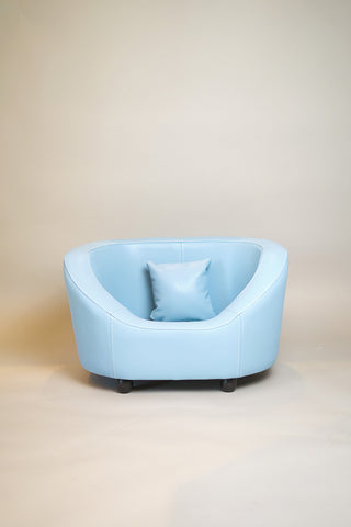 Light Blue Pet Cabriole Sofa
